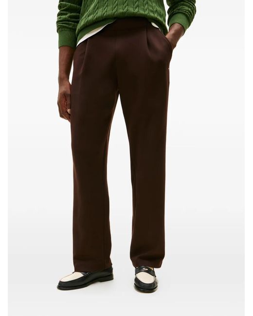 Tommy Hilfiger Brown Logo-Detail Trousers for men