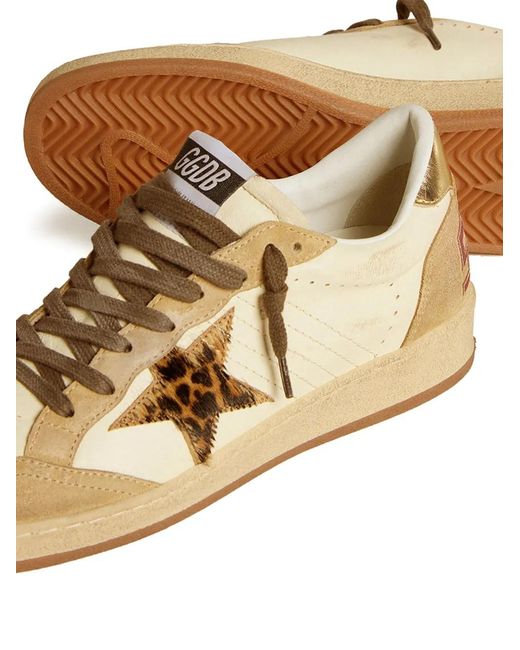 Golden Goose Deluxe Brand Brown Ball Star Sneakers