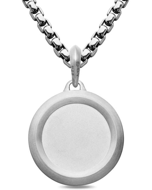 David Yurman Metallic Sterling St. Christopher Amulet (34.5Mm) for men