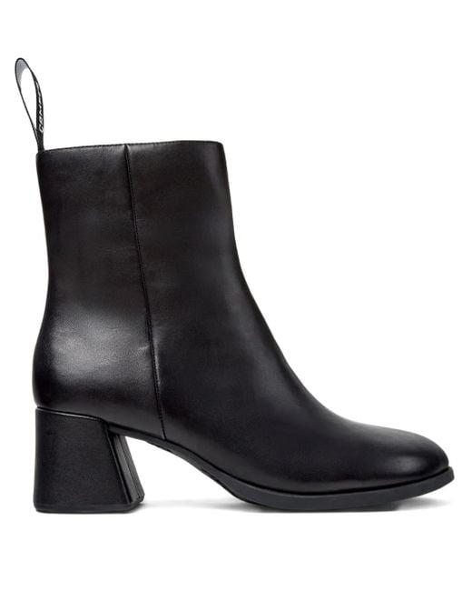 Camper Black Kora Stiefeletten mit Blockabsatz 65mm