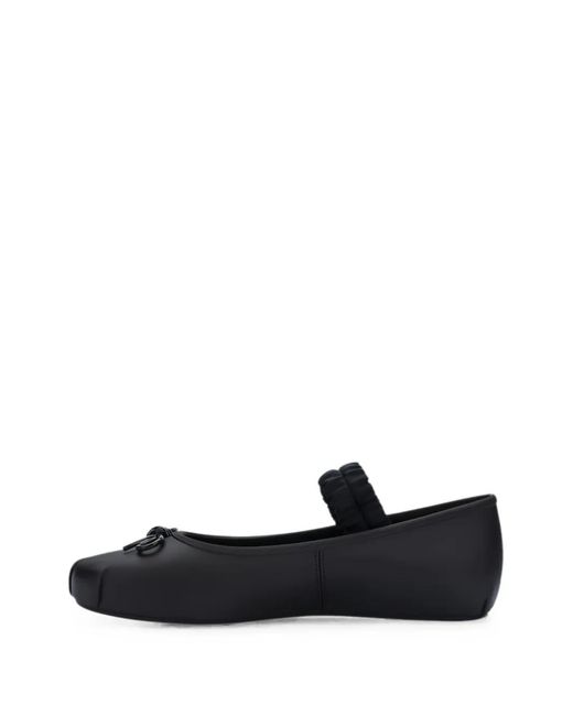 Melissa White Sophie Scrunch Ballet Flats