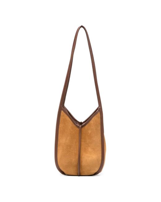 Hereu White Calella Panelled Shoulder Bag