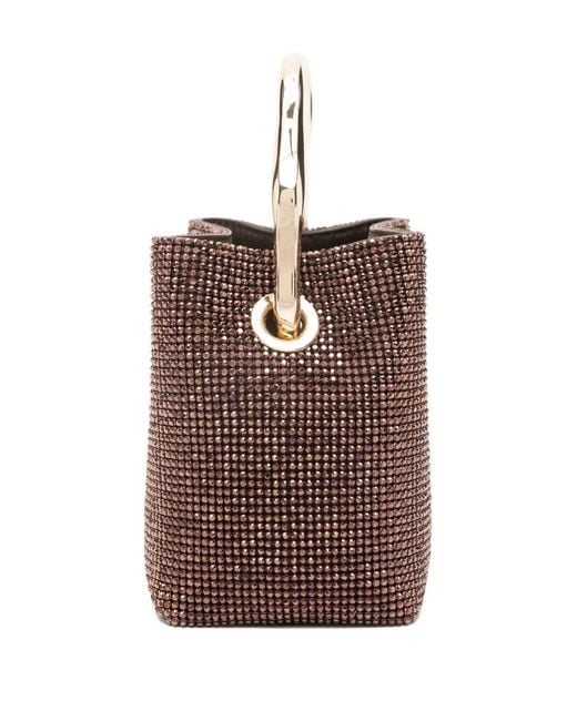 Cult Gaia Brown Mini Solene Tote Bag