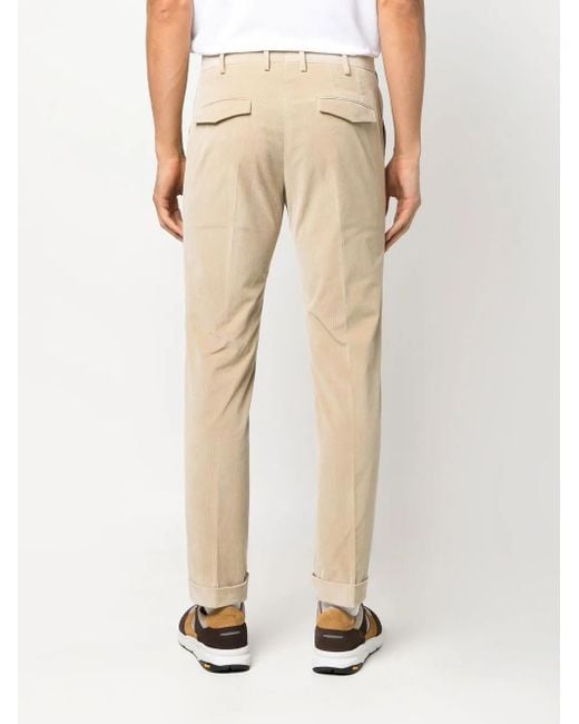 PT Torino Natural Slim-Cut Corduroy Trousers for men