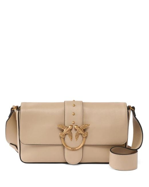 Pinko Natural Love One Classic Slouchy Flap By