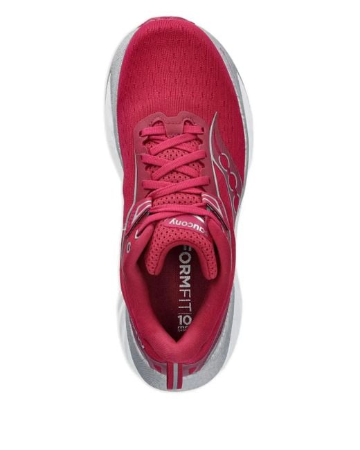 Saucony Pink Gepolsterte Laufschuhe
