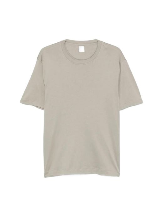 Eleventy White Crew-Neck Short-Sleeve T-Shirt for men