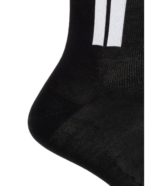 Palm Angels Black Striped Socks for men