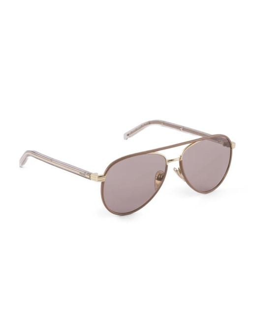 Prada Pink Aviator-Frame Sunglasses
