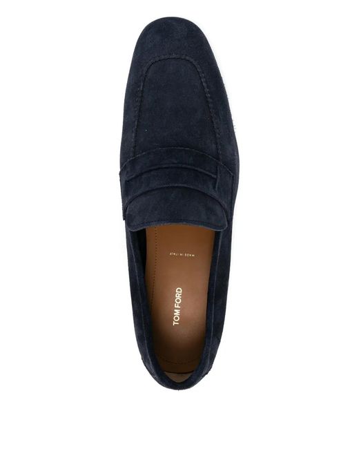 Tom Ford Blue Sean Penny Loafers for men