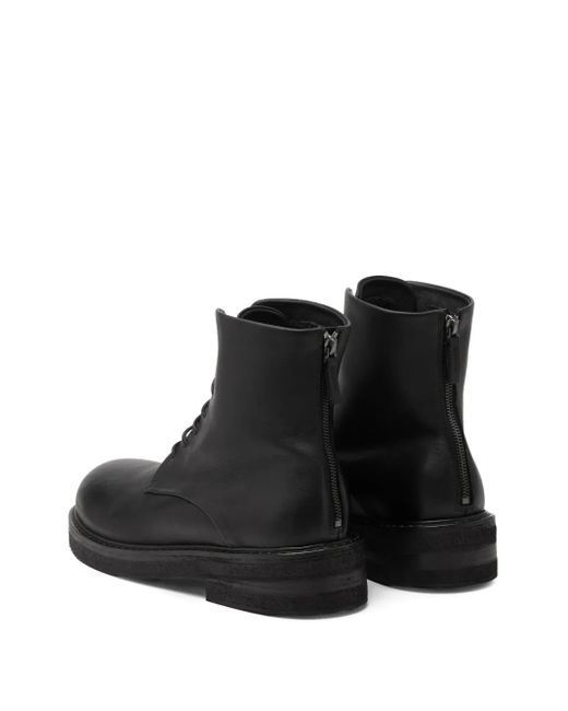 Marsèll Black Parrucca Combat Boots for men