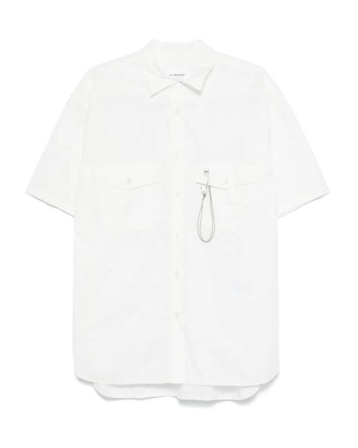 And Wander Hemd Mit Logo-Print in White für Herren