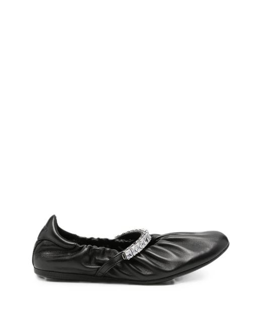 Jimmy Choo Black Jade Ballet Flats
