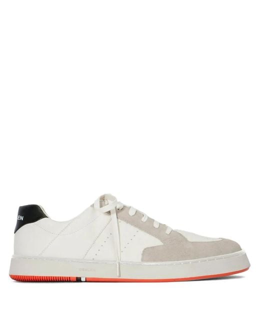 Osklen White Leather Low-Top Sneakers for men