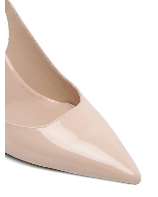 Stuart Weitzman Pink Power 75 Slingback Pumps