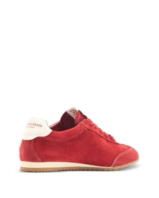 Sam Edelman Red Logo Sneakers