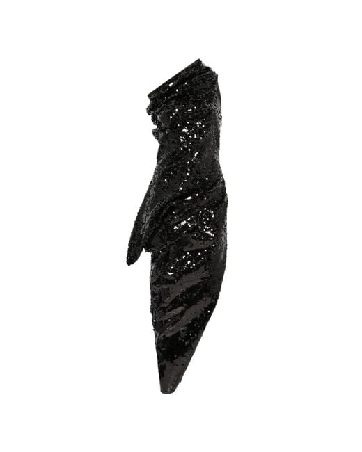 Rick Owens Black Walrus Gown Dress