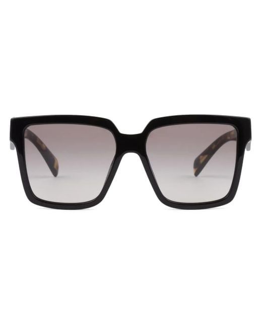 Prada Black Logo-Detail Sunglasses