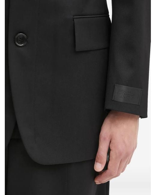 Vetements Black Single-Breasted Blazer for men