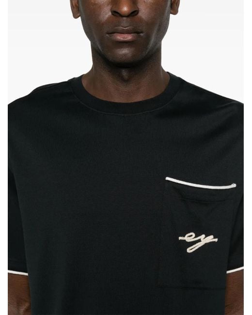 メンズ Eleventy コットン Tシャツ Black