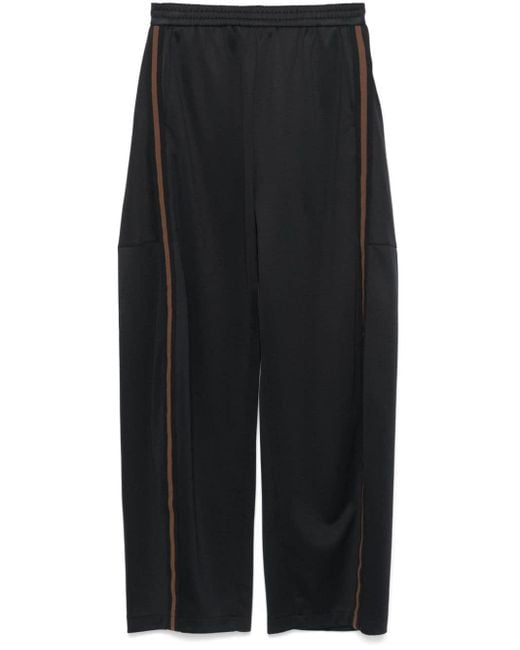 Tibi Black Winslow Track Pants