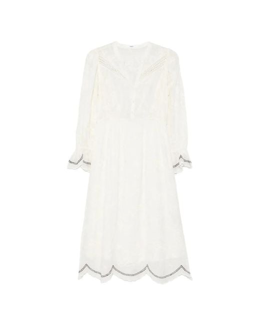 Abito Midi Robe Prisco di Ba&sh in White