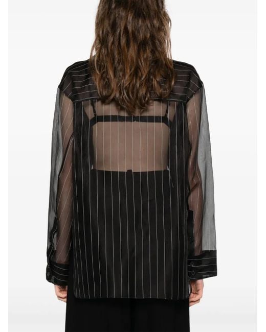 Khaite Zijden Blouse in het Black