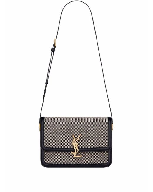 Borsa a spalla tessuto di Saint Laurent in Bianco - 20% di sconto | Lyst