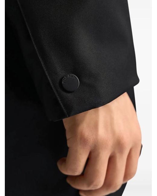 Fusalp Black Single-Breasted Button Coat for men