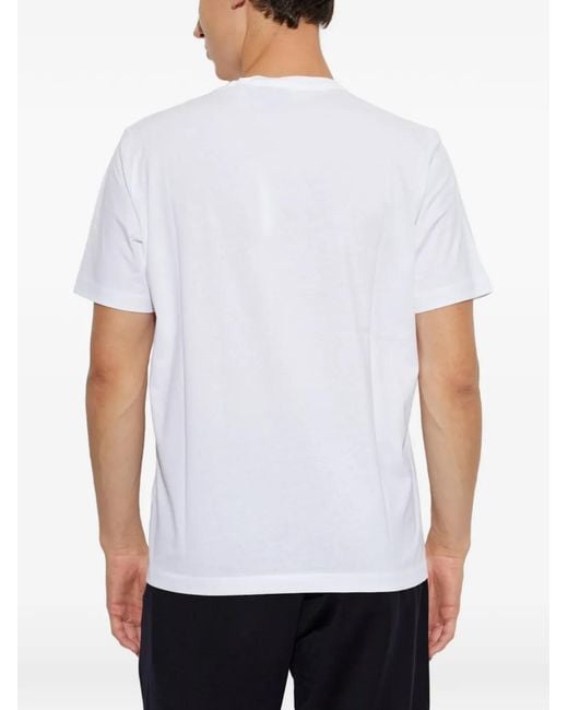 Paul Smith White Graphic-Print T-Shirt for men