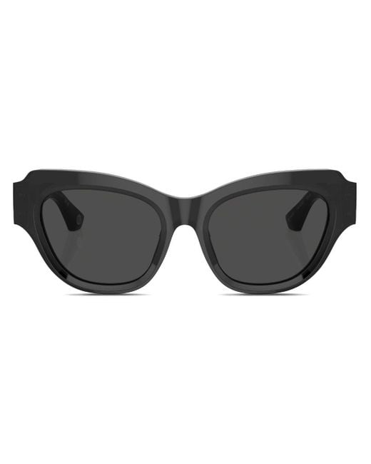 Burberry Black Rose Monogram Cat-eye Sunglasses
