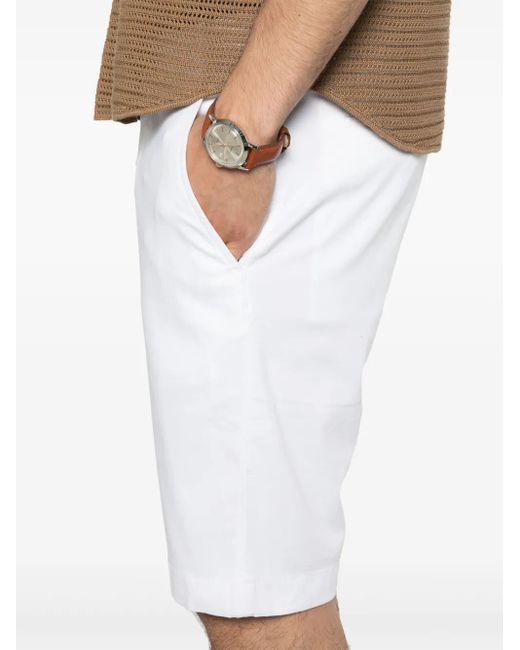 Jacob Cohen White Bob Shorts for men