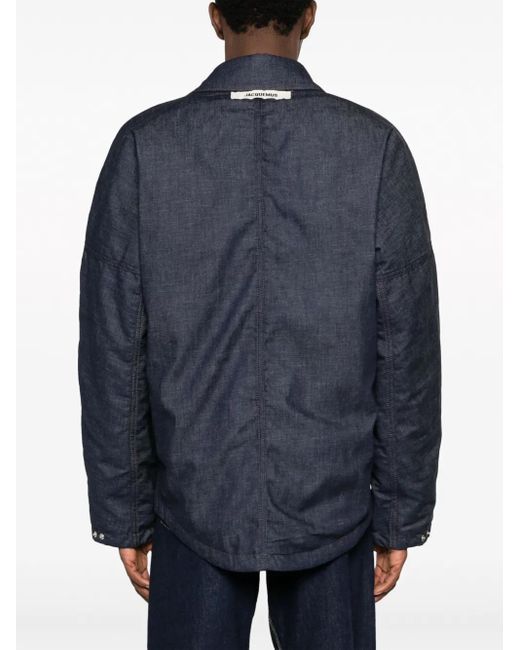 Jacquemus La Surchemise De Nimes Hemdjacke in Blue für Herren