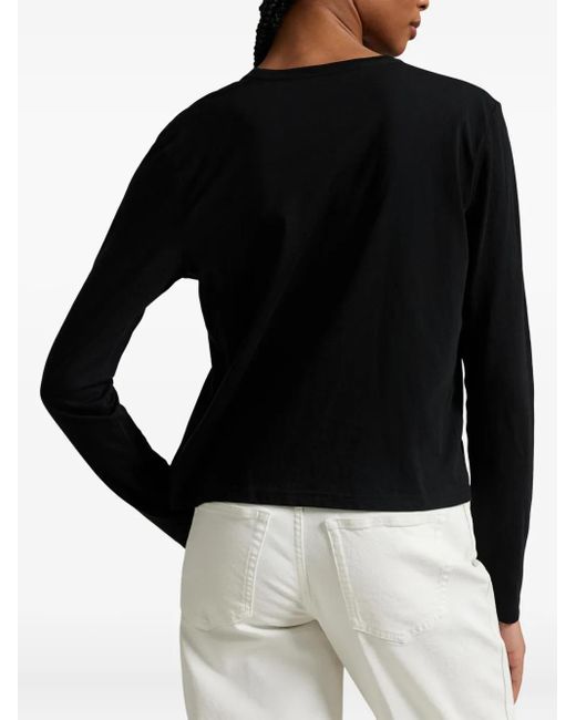 Polo Ralph Lauren Black Long-Sleeve T-Shirt
