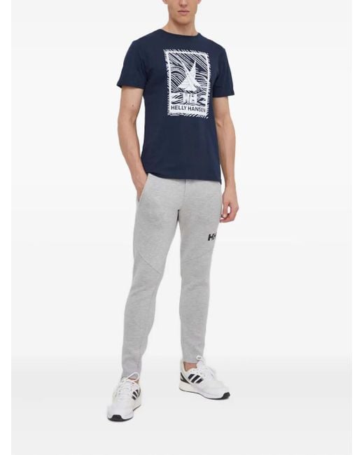 Helly Hansen Blue Ocean Logo-Print Pants for men
