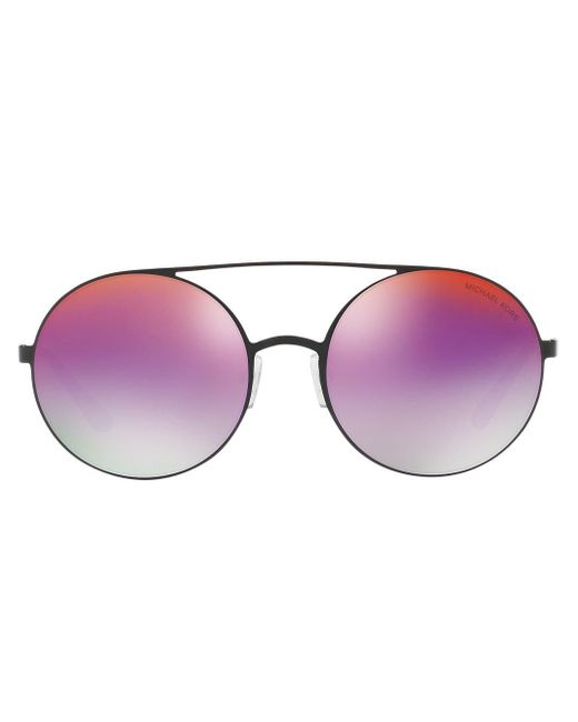 Round mirrored sunglasses Michael Kors en coloris Black