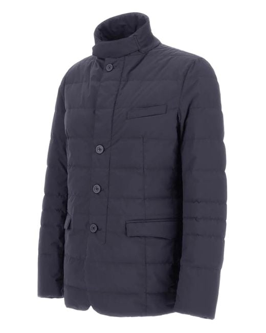 Herno Blue Down Jacket for men