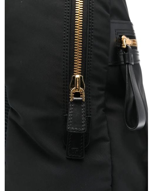 Mochila de nylon reciclado de Tom Ford de hombre de color Black