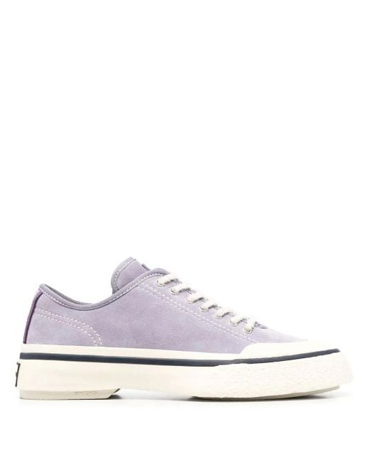Eytys White Laguna Suede Lace-Up Sneakers for men