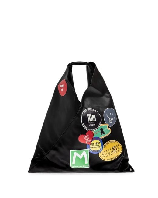 MM6 by Maison Margiela Black Japanese Bag Classic Medium
