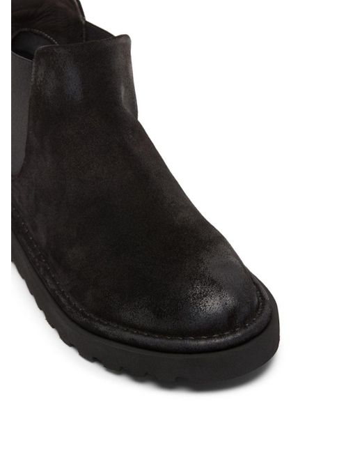 Marsèll Black Gommello Beatle Ankle Boots for men