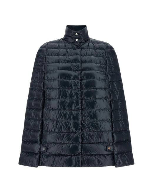Herno Blue Quilted Down Jacket