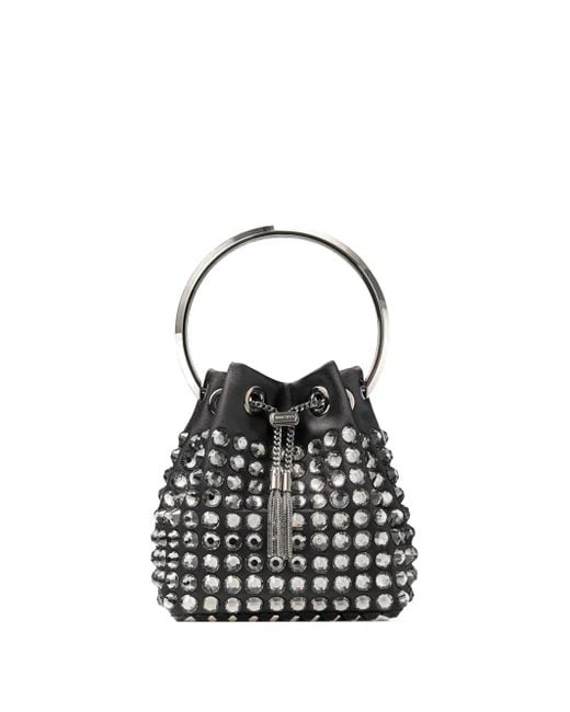 Bucket Bags di Jimmy Choo in Black