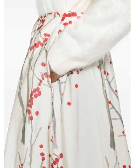 BERNADETTE White Kennedy Skirt