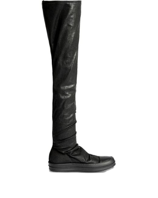 Rick Owens Black Stocking Boots