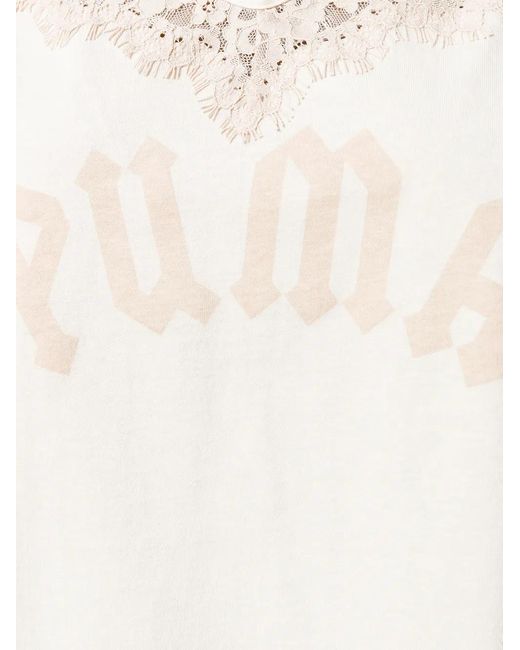 Fenty Natural Lace Trim Top