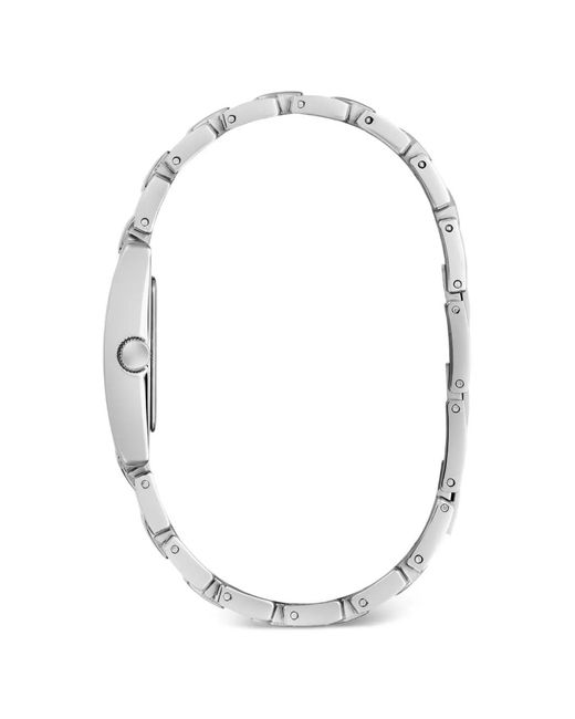 Guess White Cove Rectangular-Face 23Mm Watch