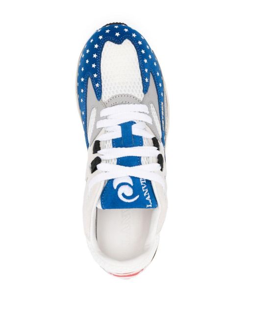 Lanvin Blue Metero Runner Sneakers