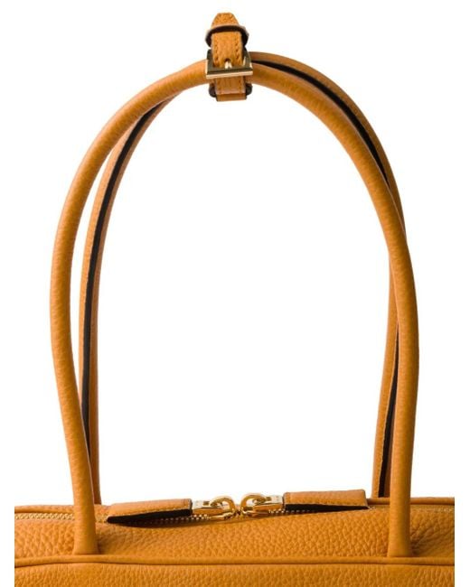 Prada Orange Mittelgroße Schultertasche