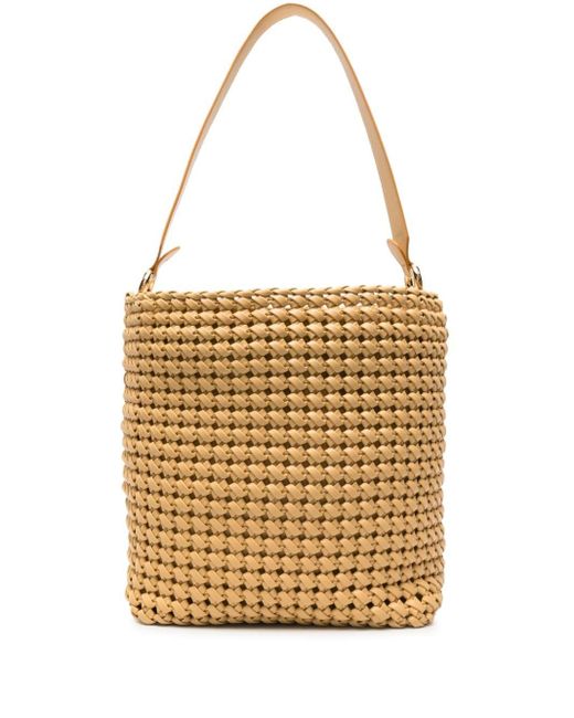 THEMOIRÈ Natural Phoebe Knotted Shoulder Bag